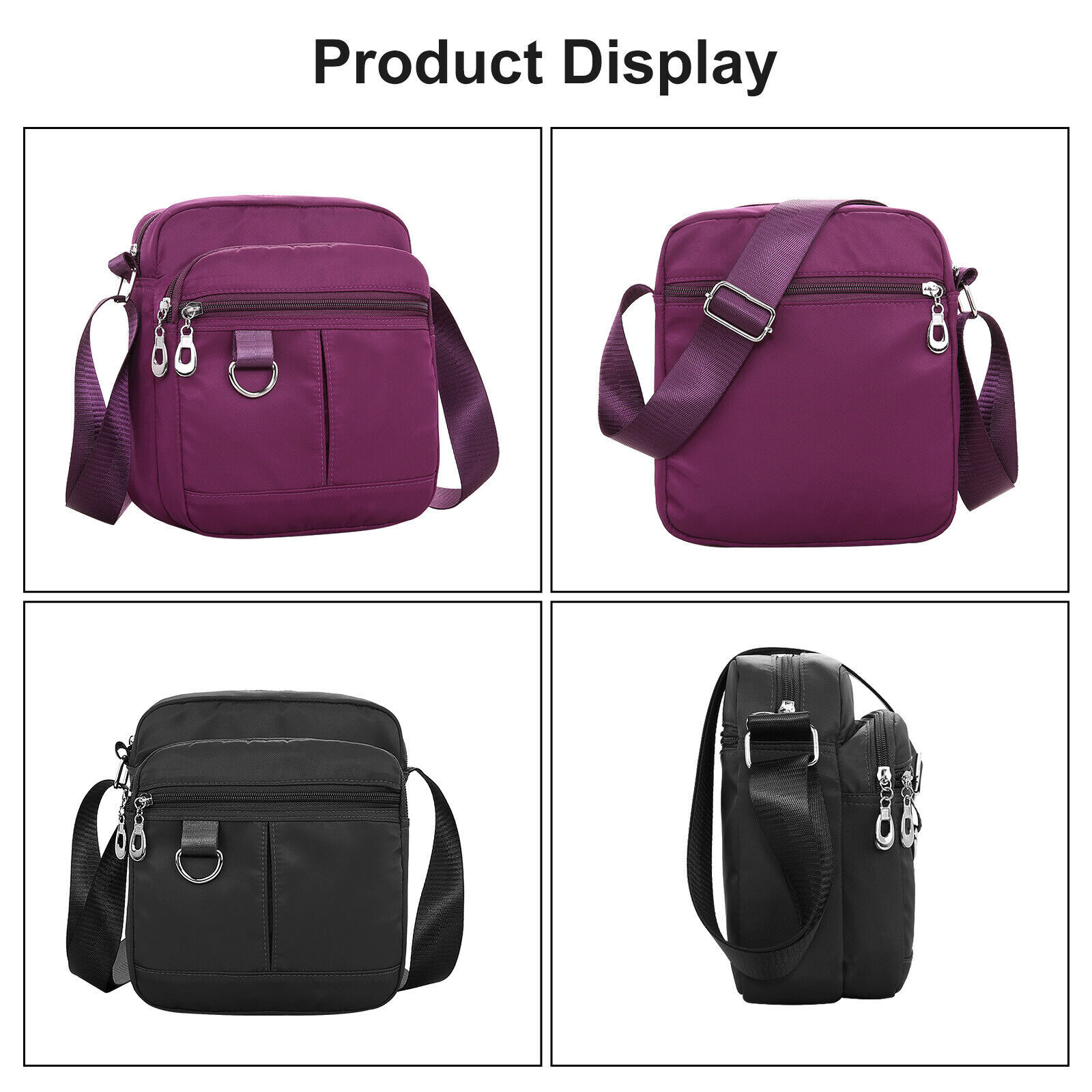 Waterproof Messenger Crossbody Lady Handbag Shoulder Bag Women Sports Work Purse