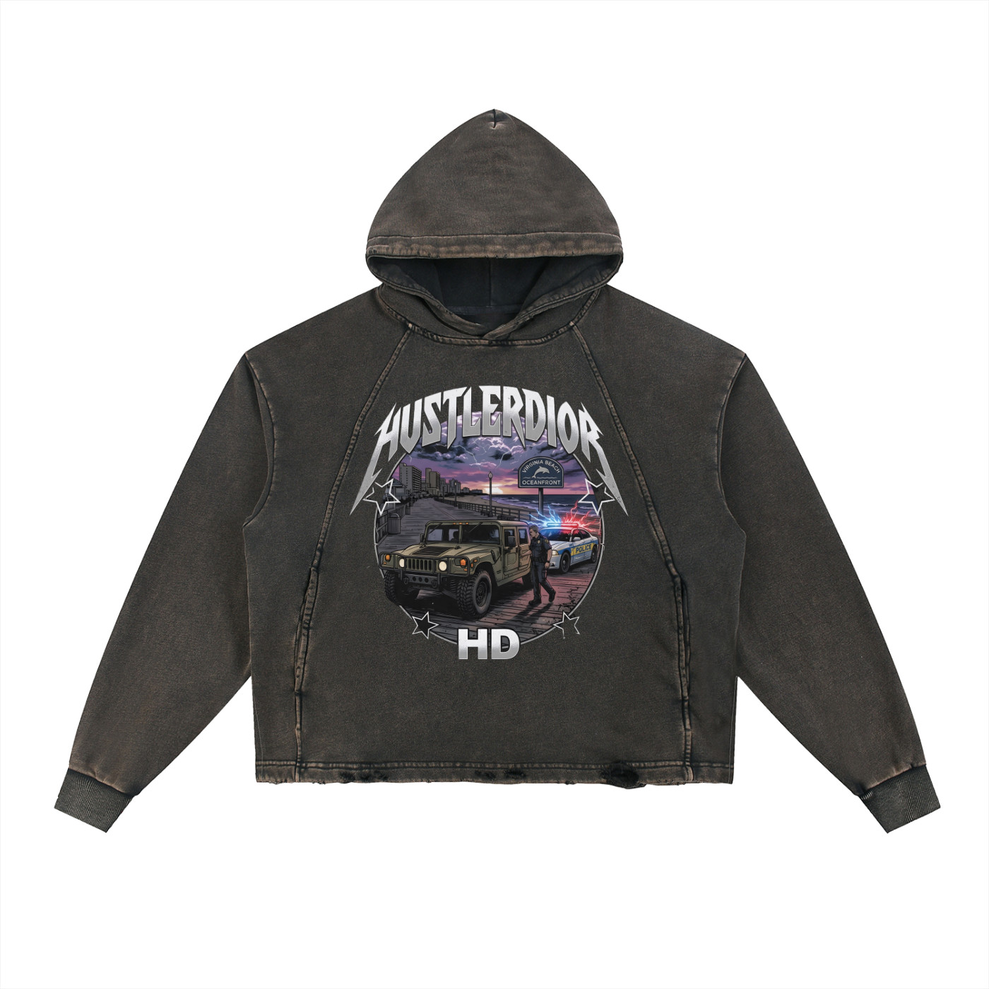 Crown & Concrete Monarch Utility Jacket Hoodie