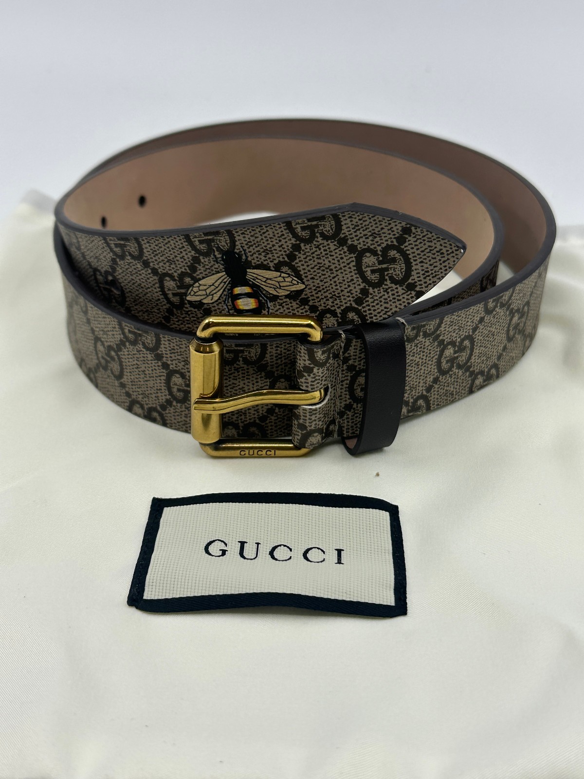 Tiger Brown MonoGucci Mens Belt