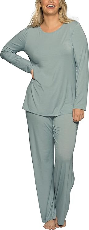 Vanity Fair Beyond Comfort 90131 Modal 2 pc Pajama Set Long Sleeve & Pants XXL