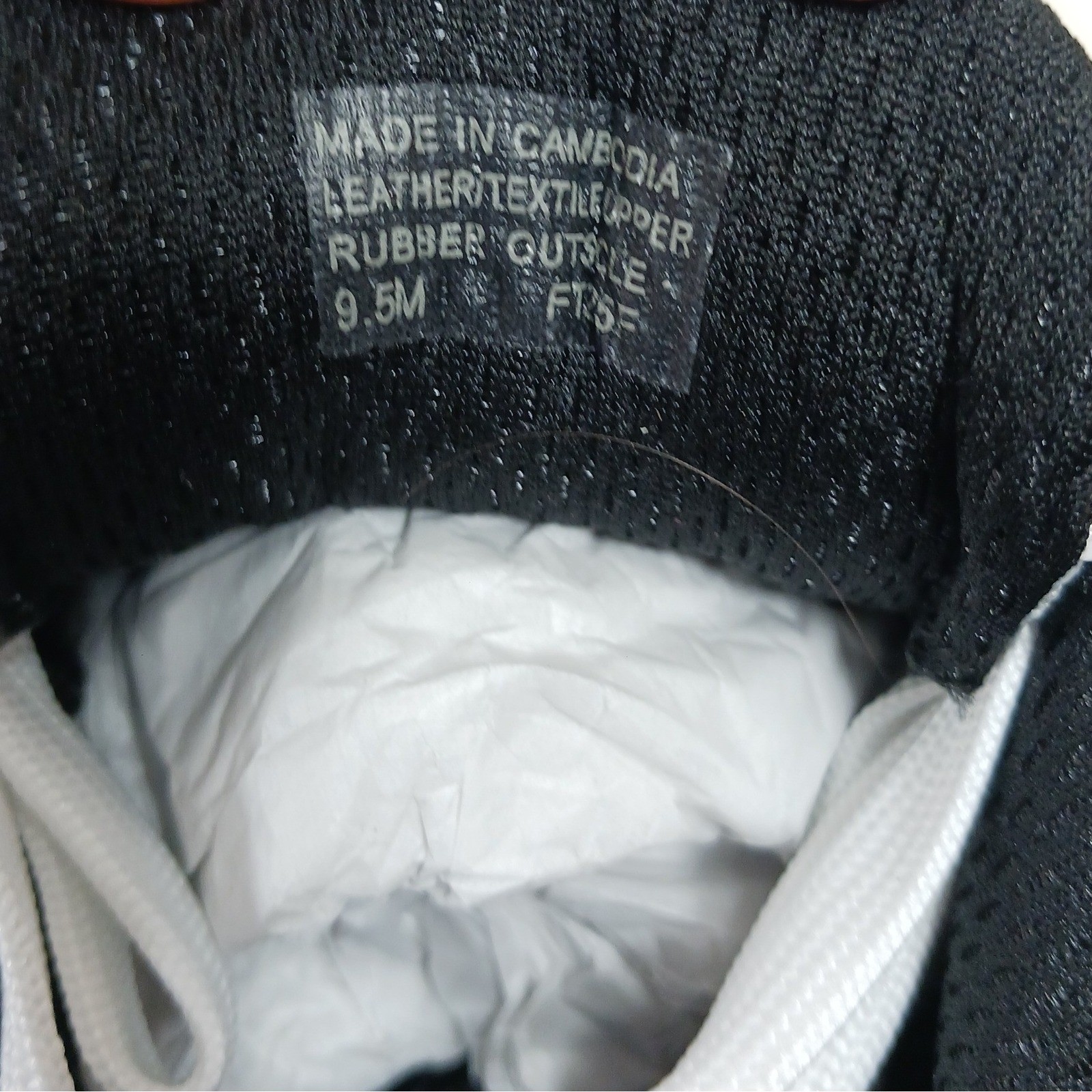 Michael Kors Toni Trainer Circular Air Mesh XL Black White Sneakers 9.5M