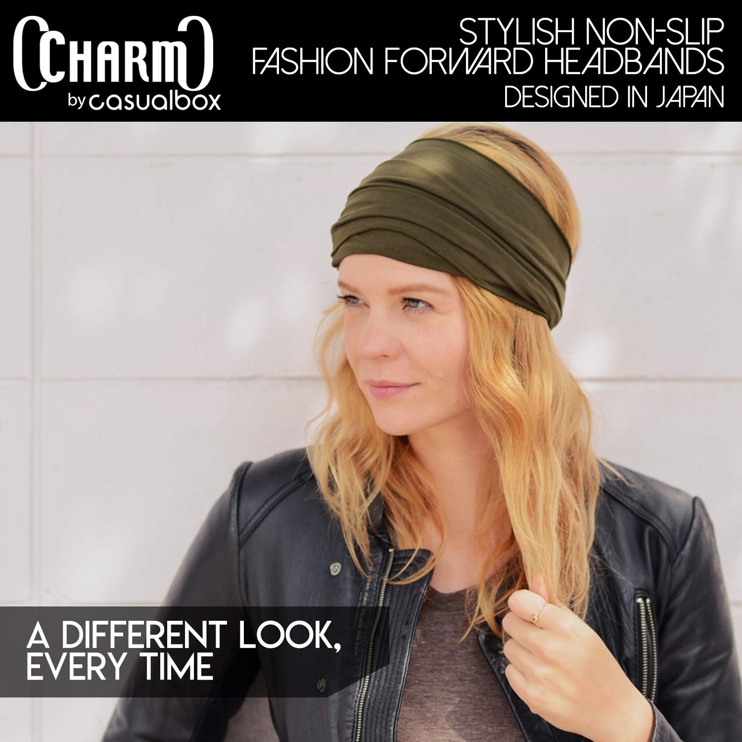 Japanese Style Head Wrap Headband for Men & Women – Workout, Yoga, Daily Wear, K