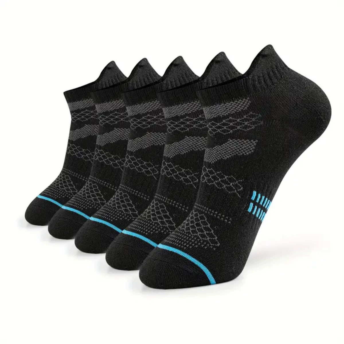 Men Ankle Sock Low Cut Sport Athletic Solid Classic Casual Work Plain Work 3Pack