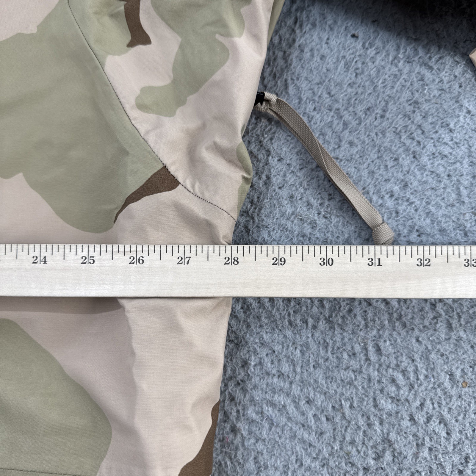 US Military Jacket Mens Desert Cold Weather Parka XL Long NEW WI Challenge Logo