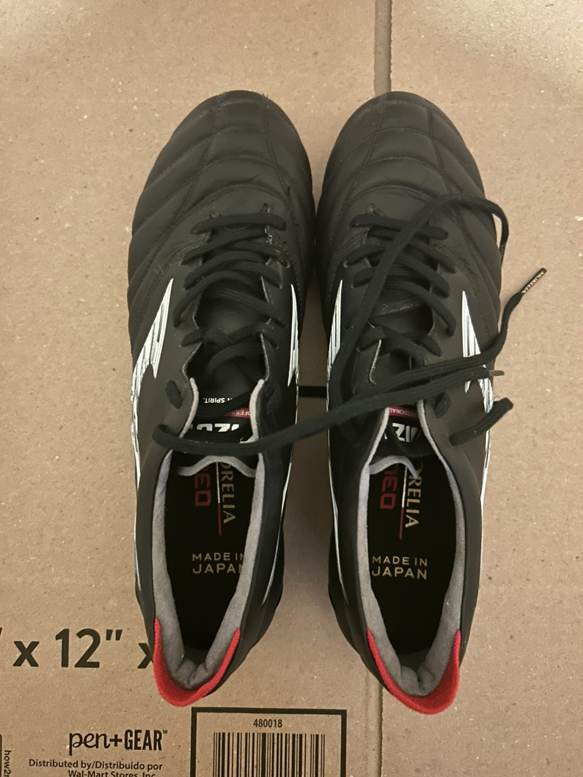 Mizuno Soccer Cleats MORELIA NEO 4 JAPAN Black/White P1GA2330 01 MADE IN JAPAN