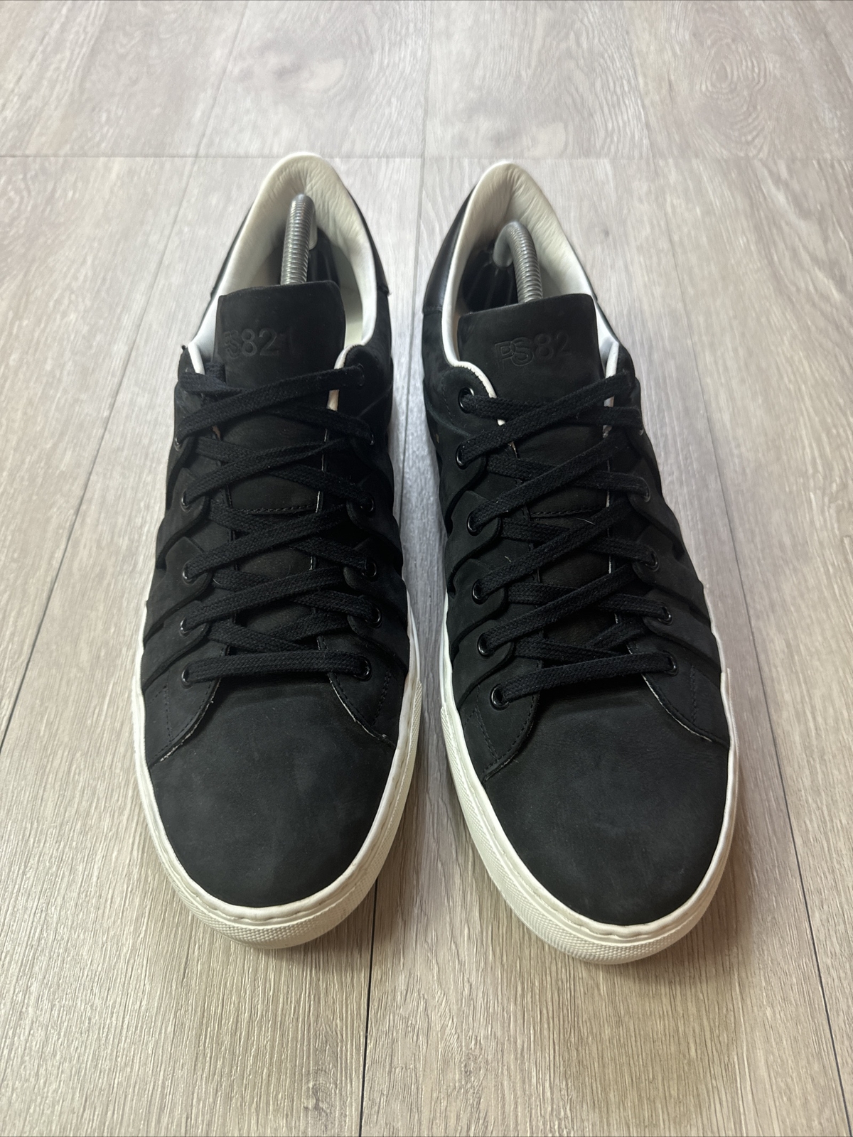 PS821 Alpha Black Sneaker Size Limited Edition Handmade Italy Sz 45 EU 11.5 US