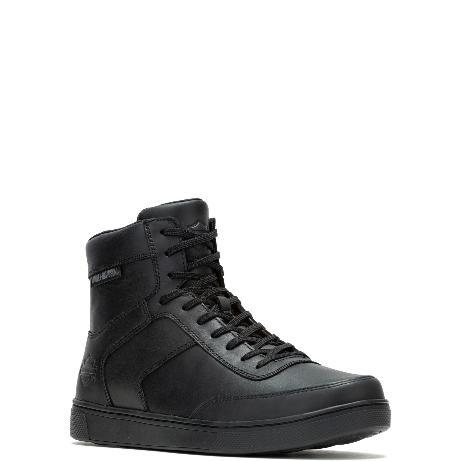 Harley-Davidson Grady D96306 Mens Black Leather Lifestyle Sneakers Shoes