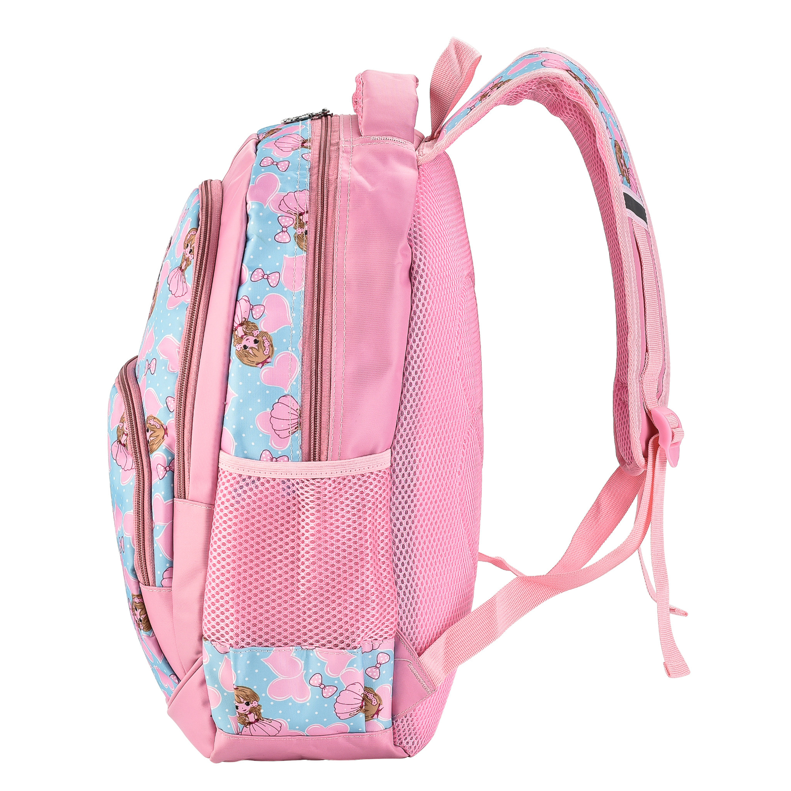 School Backpack for Teen Girls & Kids, Water & Stain Resistant, Pink Princess