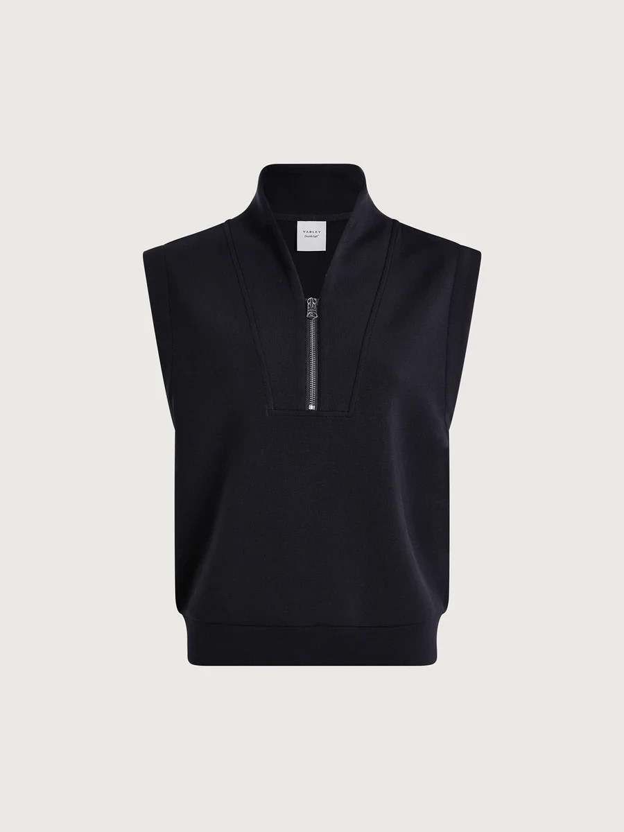 New Varley Loretta Half-Zip Sleeveless Sweat Multiple Colors and Sizes Available