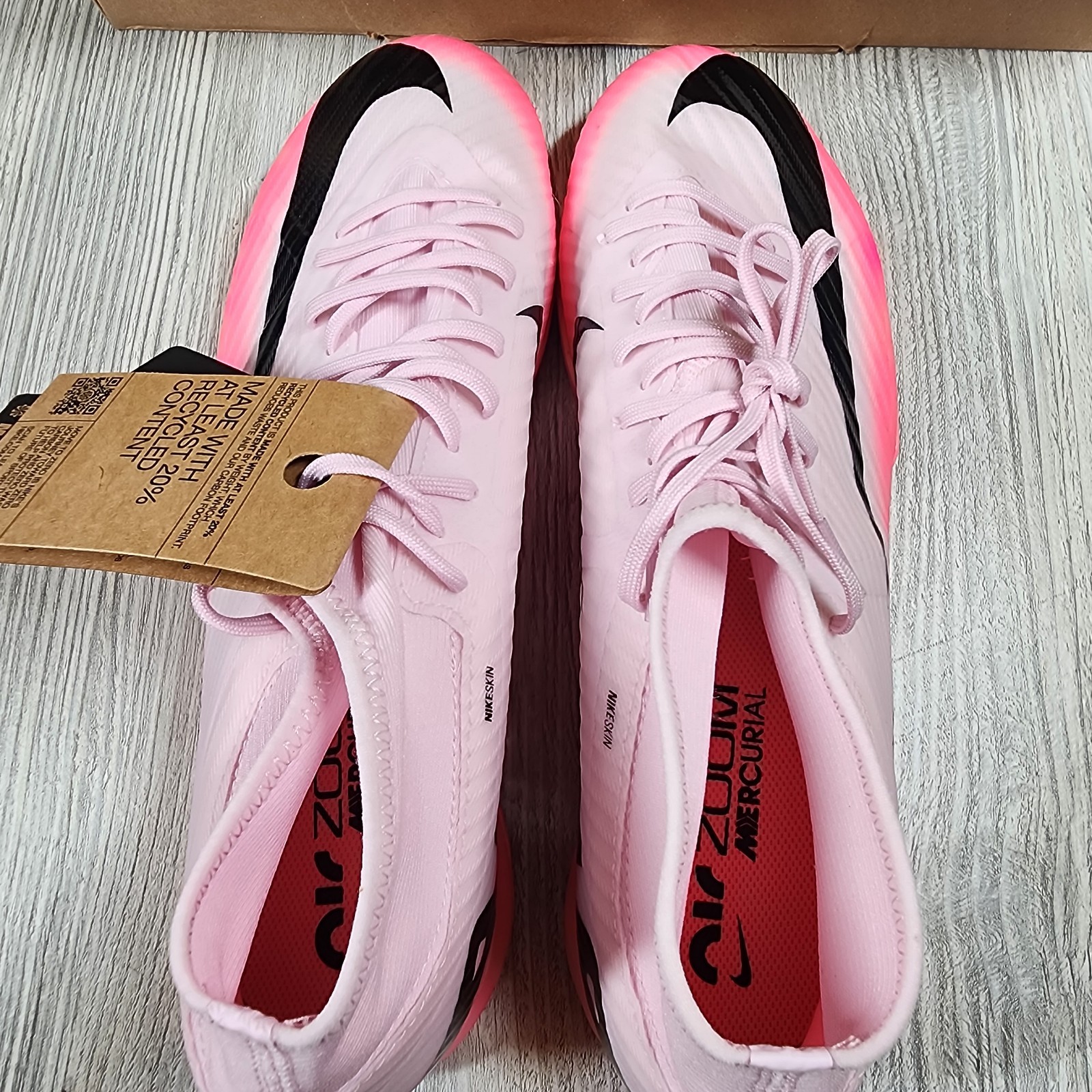 Nike Mercurial Superfly 9 Academy IC Pink Foam Mens Sizes 8-11 New DJ5627-601