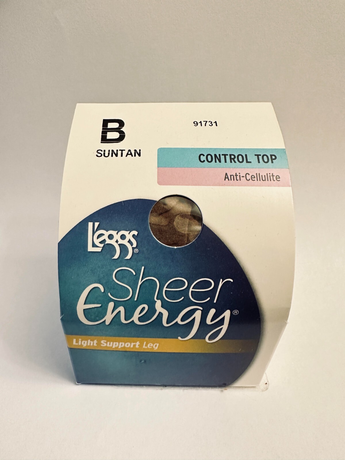 L’eggs Sheer Energy Control Top Anti-Cellulite Leg Pantyhose, B Suntan 91731