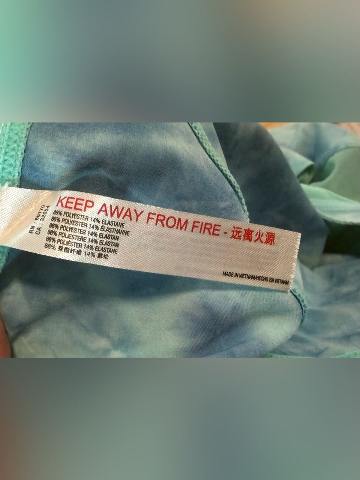 FP Movement Free People Way Home Tie Dye Joggers Medium Blue Mint High Waist