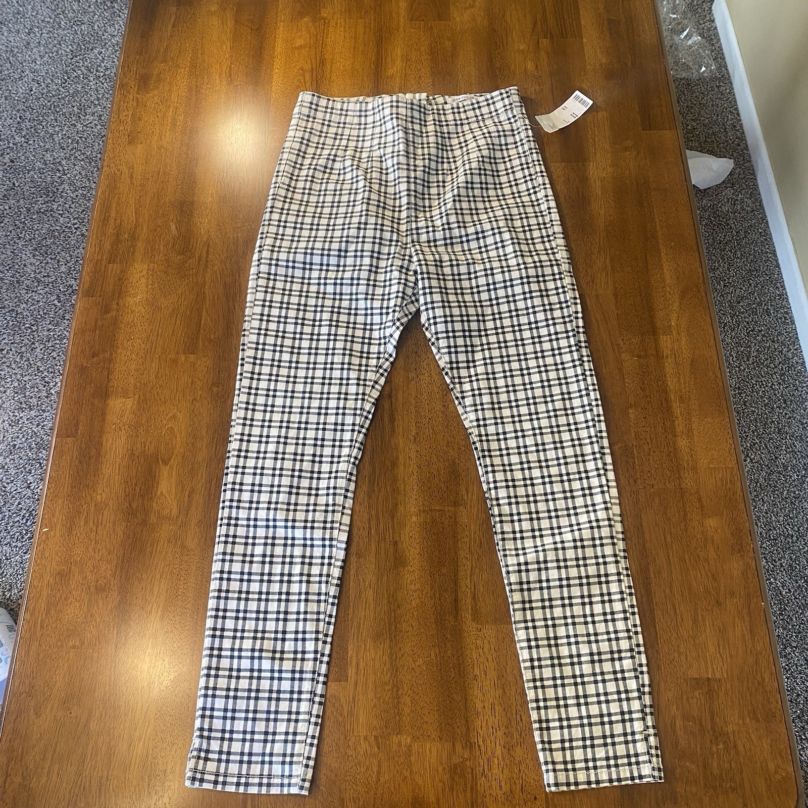 Urban Outfitters Black and White Checkered Chinos NWT Size 8