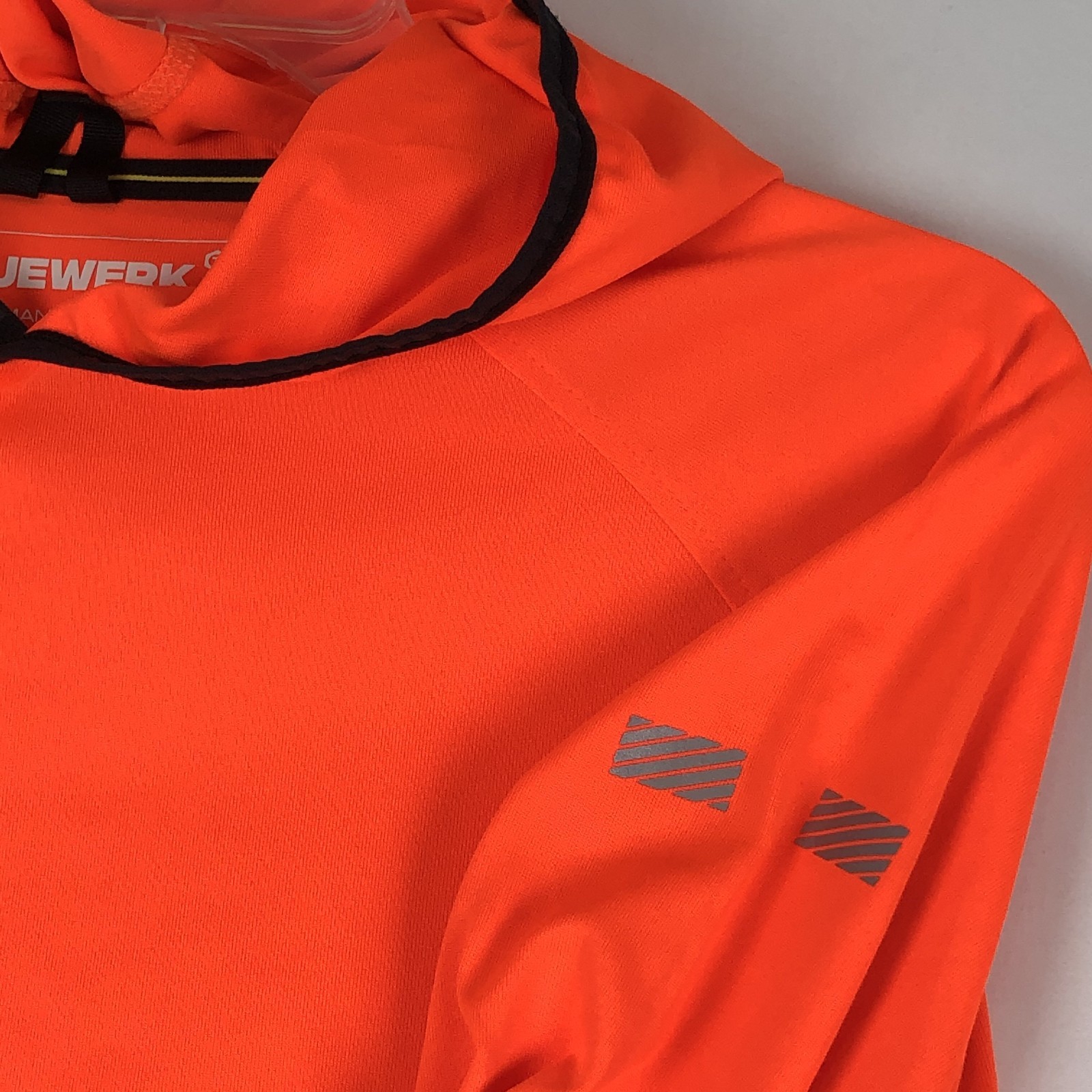 Truewerk T. 5 Werk Hoody Mens L Orange Performance Lightweight Workwear UV