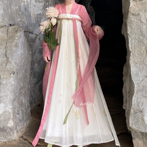 Ancient Traditional Dress Original Hanfu Chinese Tang Dynasty Costumes Fairy