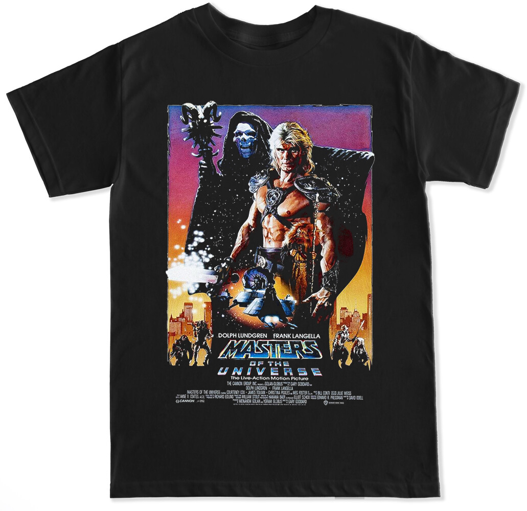 MASTER UNIVERSE CLASSIC DOLPH COMIC HERO MAN MOVIE FILM RETRO 1980S MENS T SHIRT
