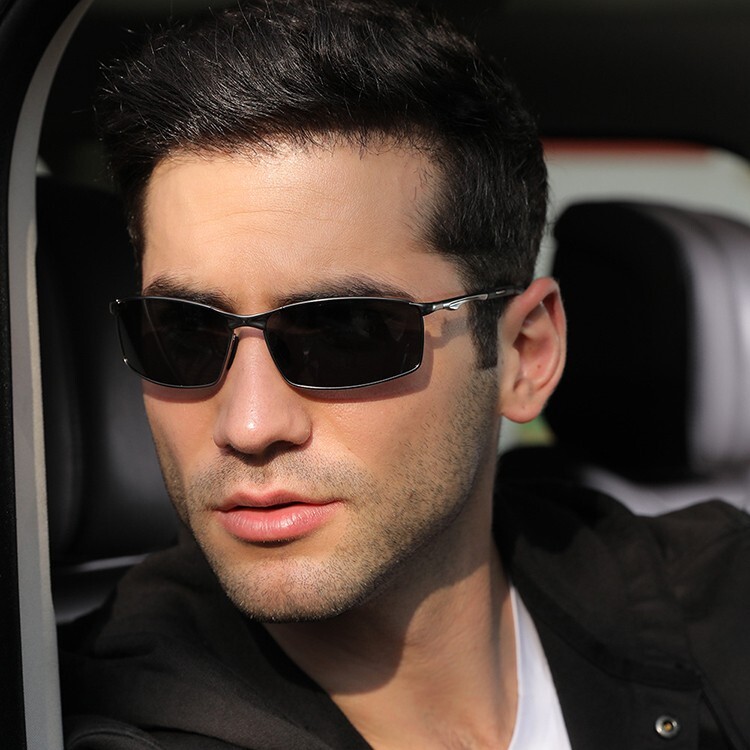 Men Aluminium Photochromic Polarized UV400 Driving Sport Sunglasses Eyewear