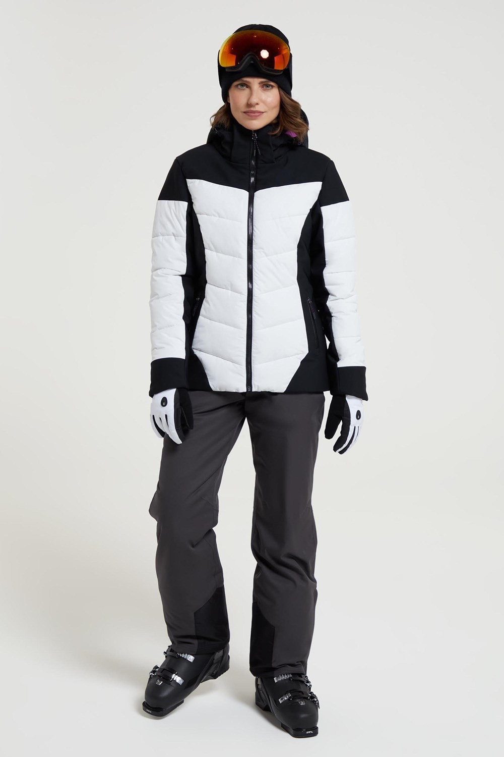 Mountain Warehouse Resort Women’s Recco Ski Jacket Snow Proof Ladies Padded Coat