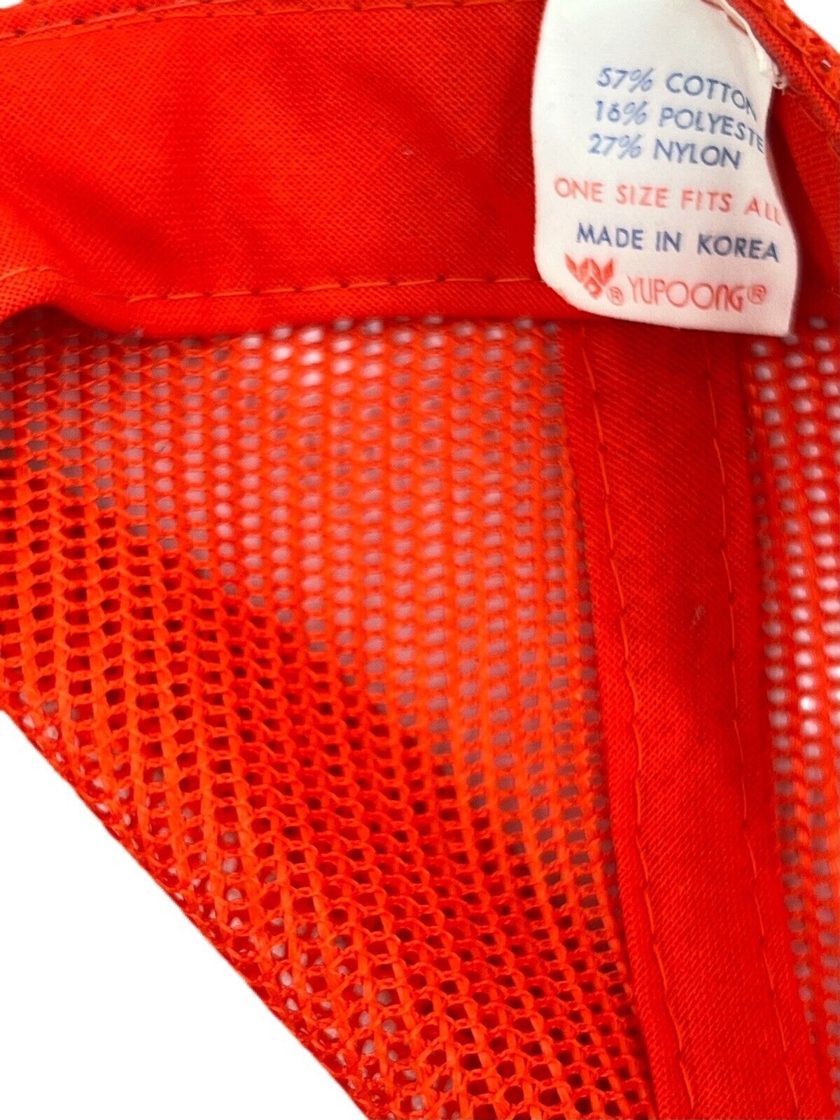 Vtg Broncos NFL Snapback Foam Trucker Hat Mesh Red “If You Don’t Love” Kiss My