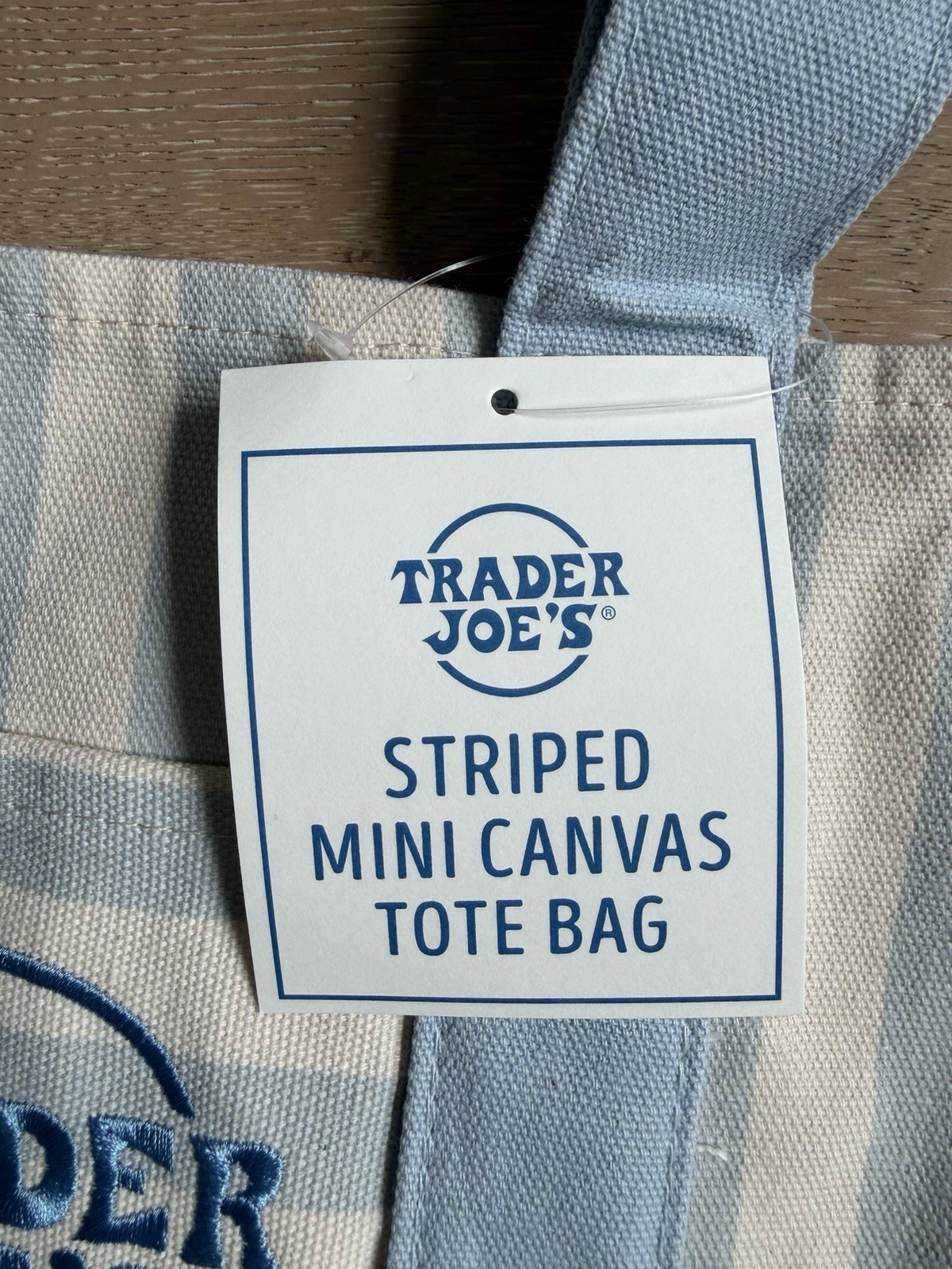 TRADER JOES MINI STRIPED BAGS – NEW WITH TAGS! Set of 4!