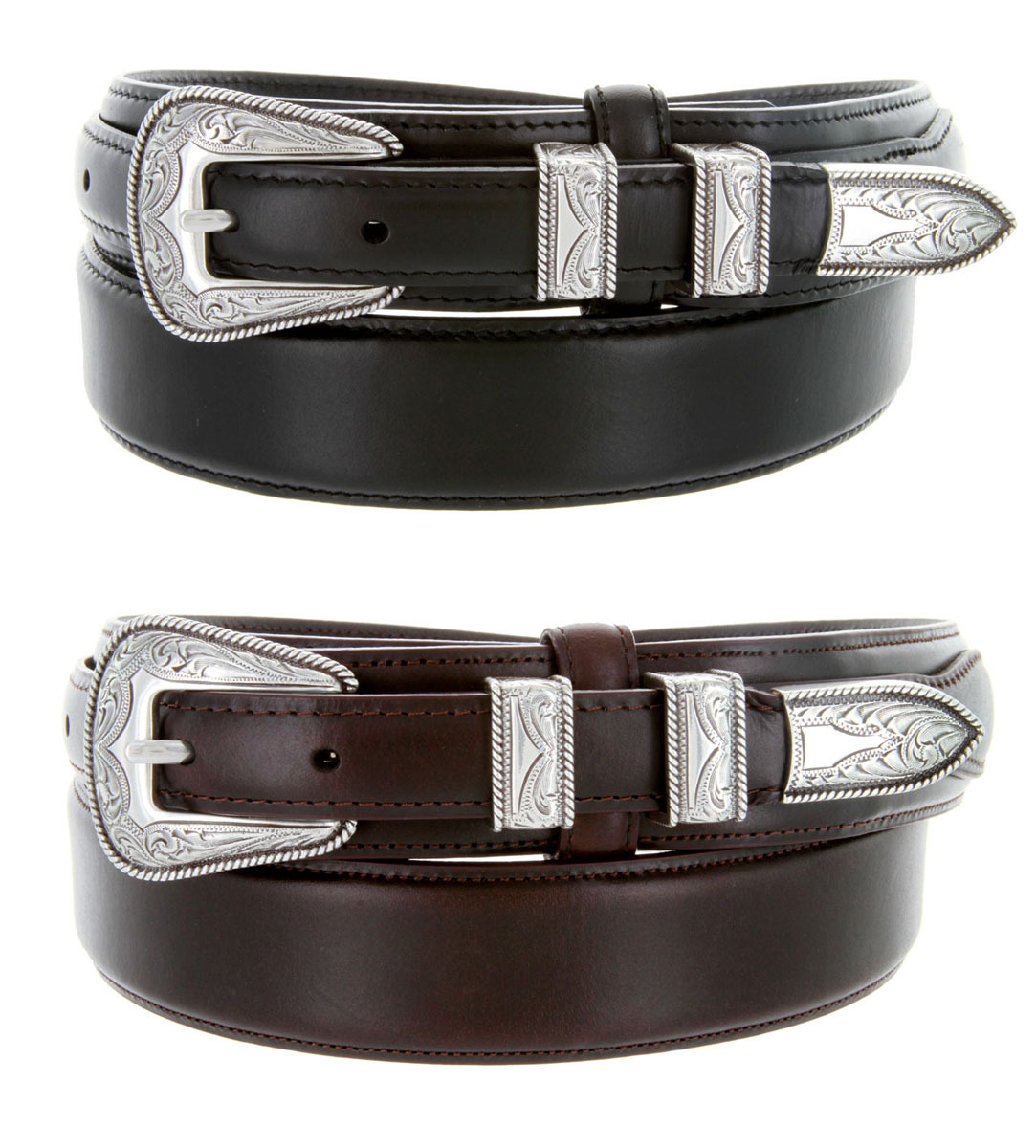 5664 Men’s Western Oil Tanned Genuine Leather Durable Casual Jean Ranger Belt