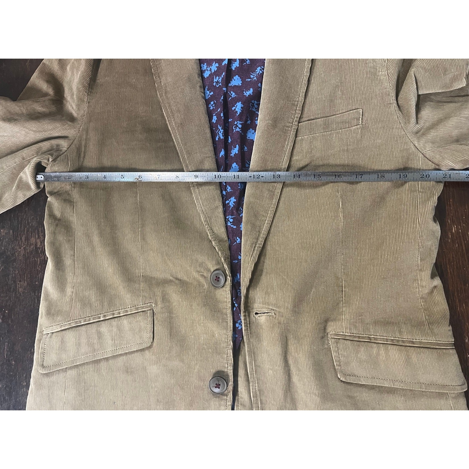 Red Camel 1903 Men’s Blazer Size M Tan Corduroy Sport Coat Light Academia