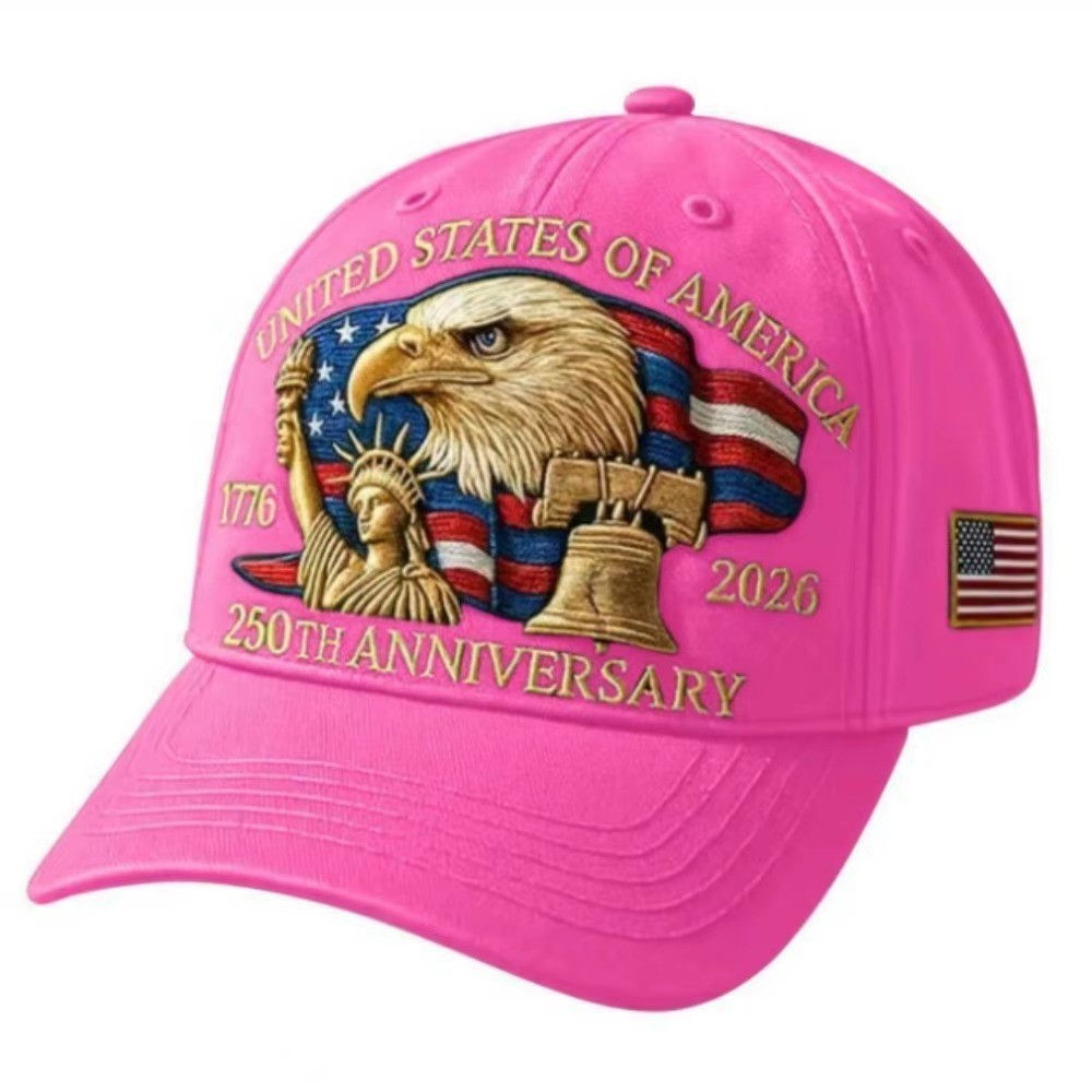 United States 250th Anniversary Baseball Cap – 3D Embroidered Hat***.