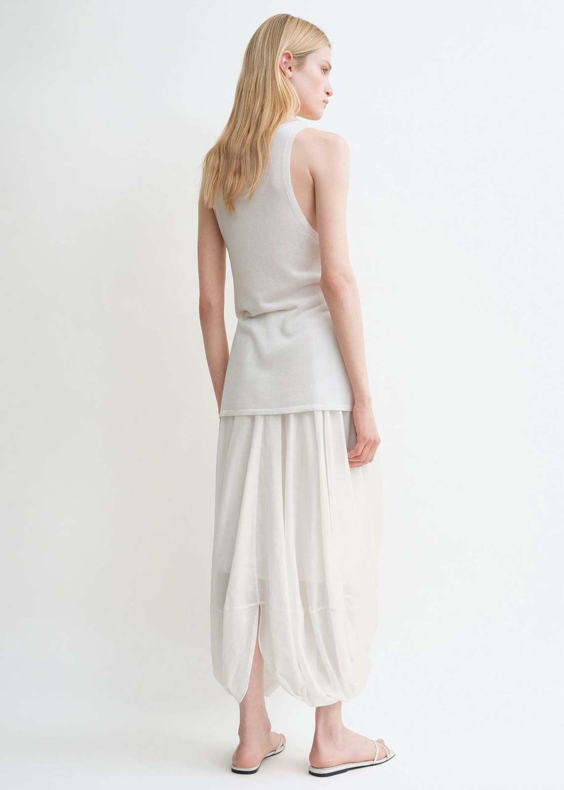 Toteme Womens Cocoon Spring/summer New Twist Long Loose Skirt
