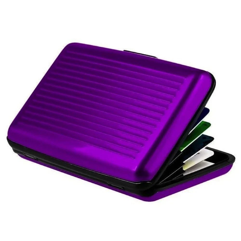 Aluminum RFID Blocking Credit Card Holder for Men & Women Stylish Travel Wallet