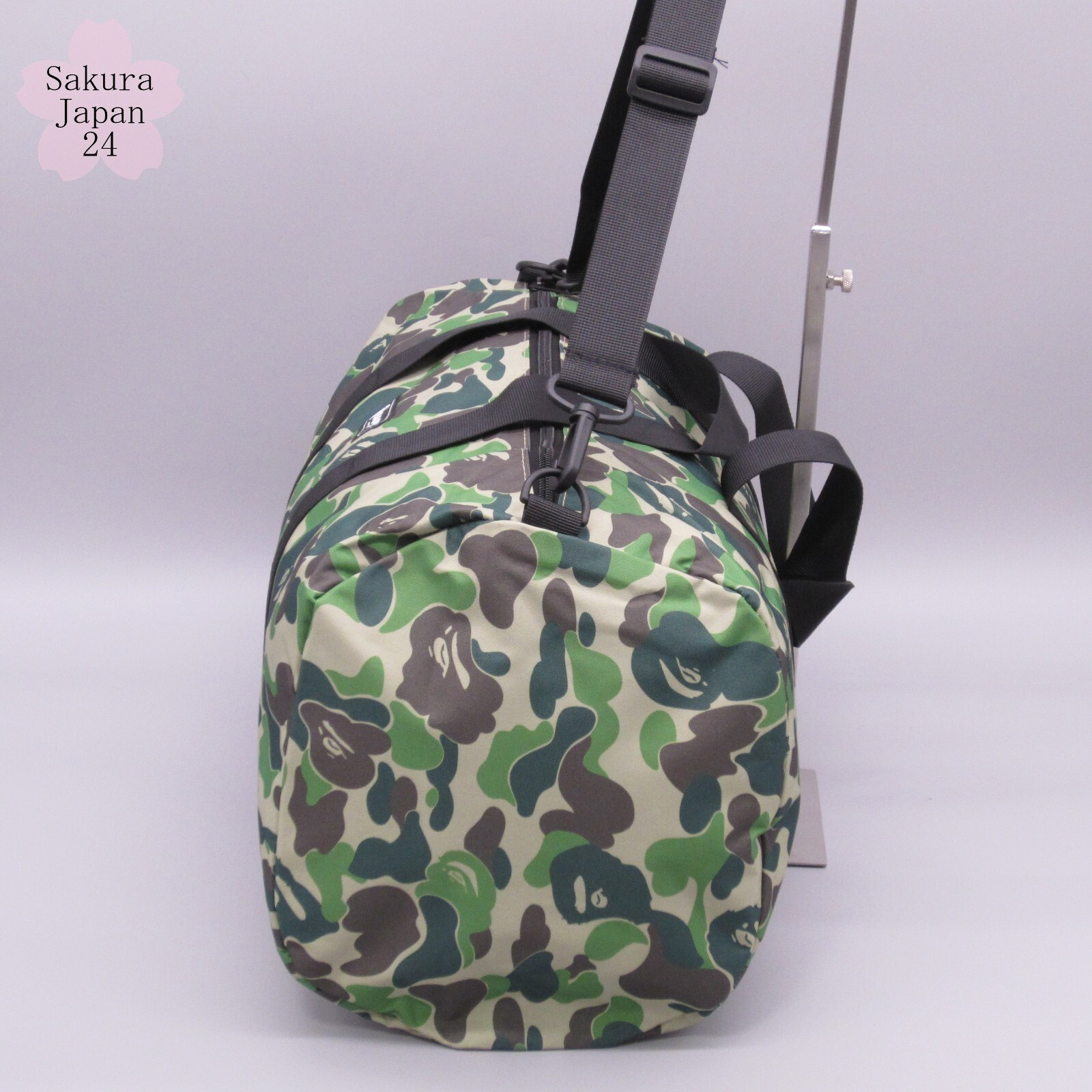 BAPE A Bathing Ape Duffle Bag Hand Bag Camo Green 2020 Spring Magazine Free Gift