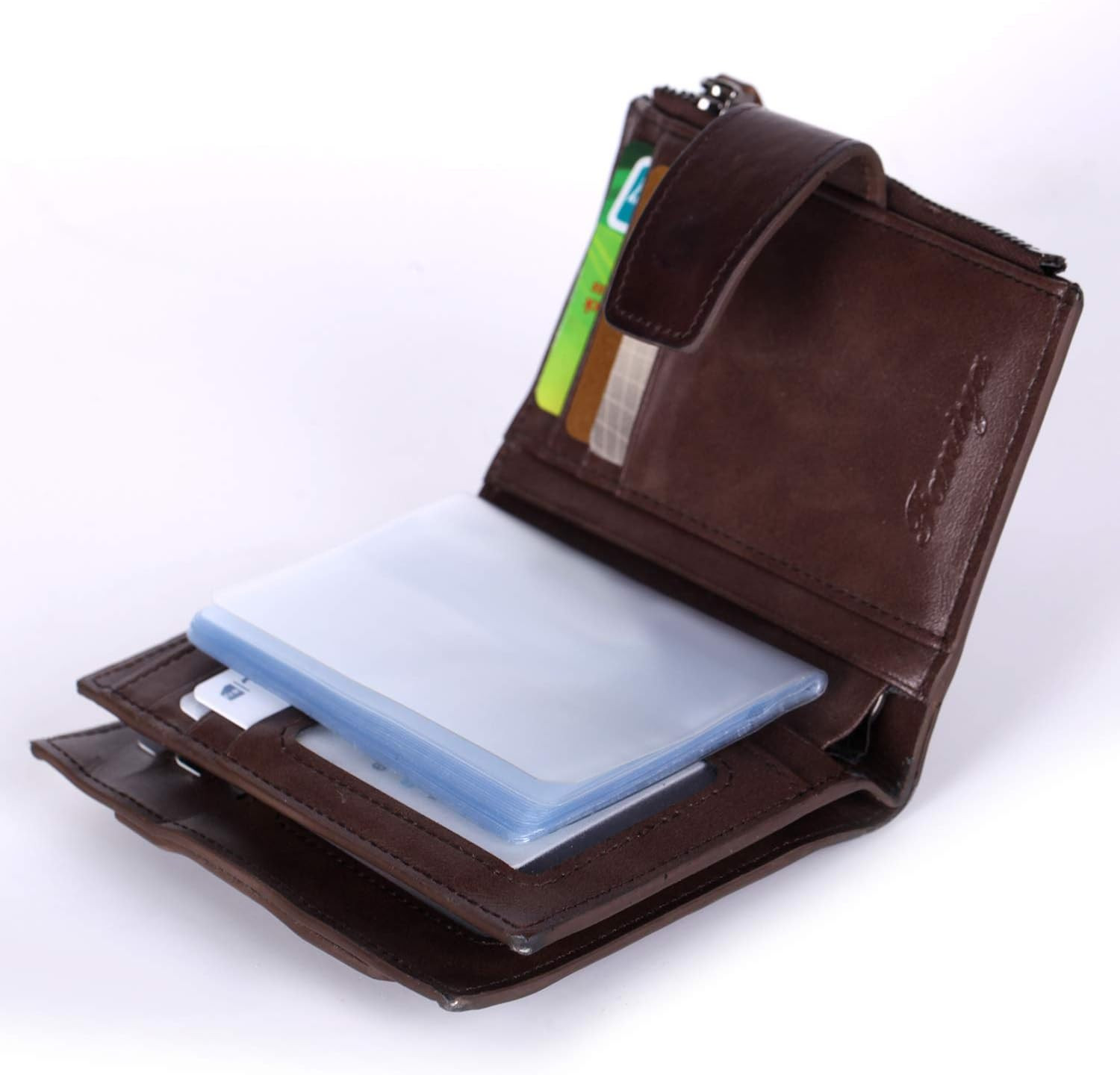 Set of 3 Plastic Wallet Insert Clear Credit Card Wallet Picture Photo Holder for