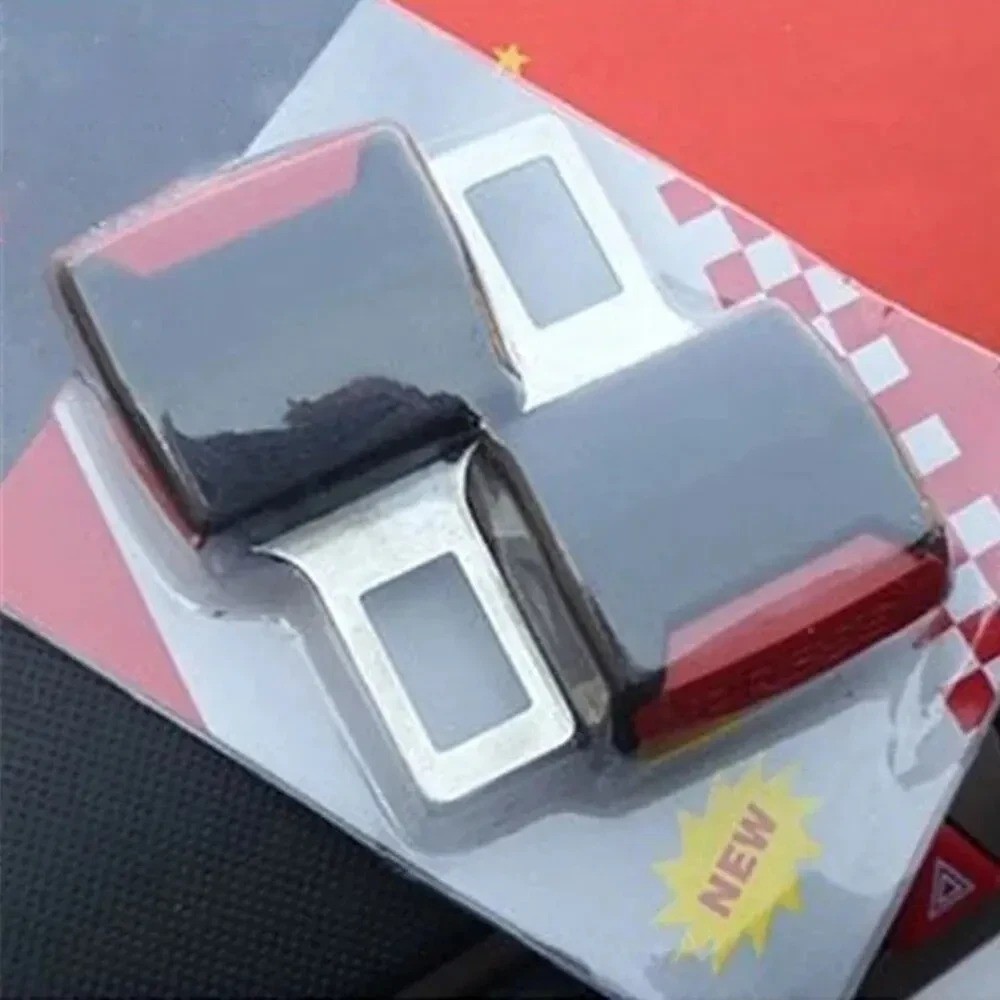 2Pcs/Set Car Safety Belt Buckle Extension Clip Safety Belt Buckle Thick Socket P