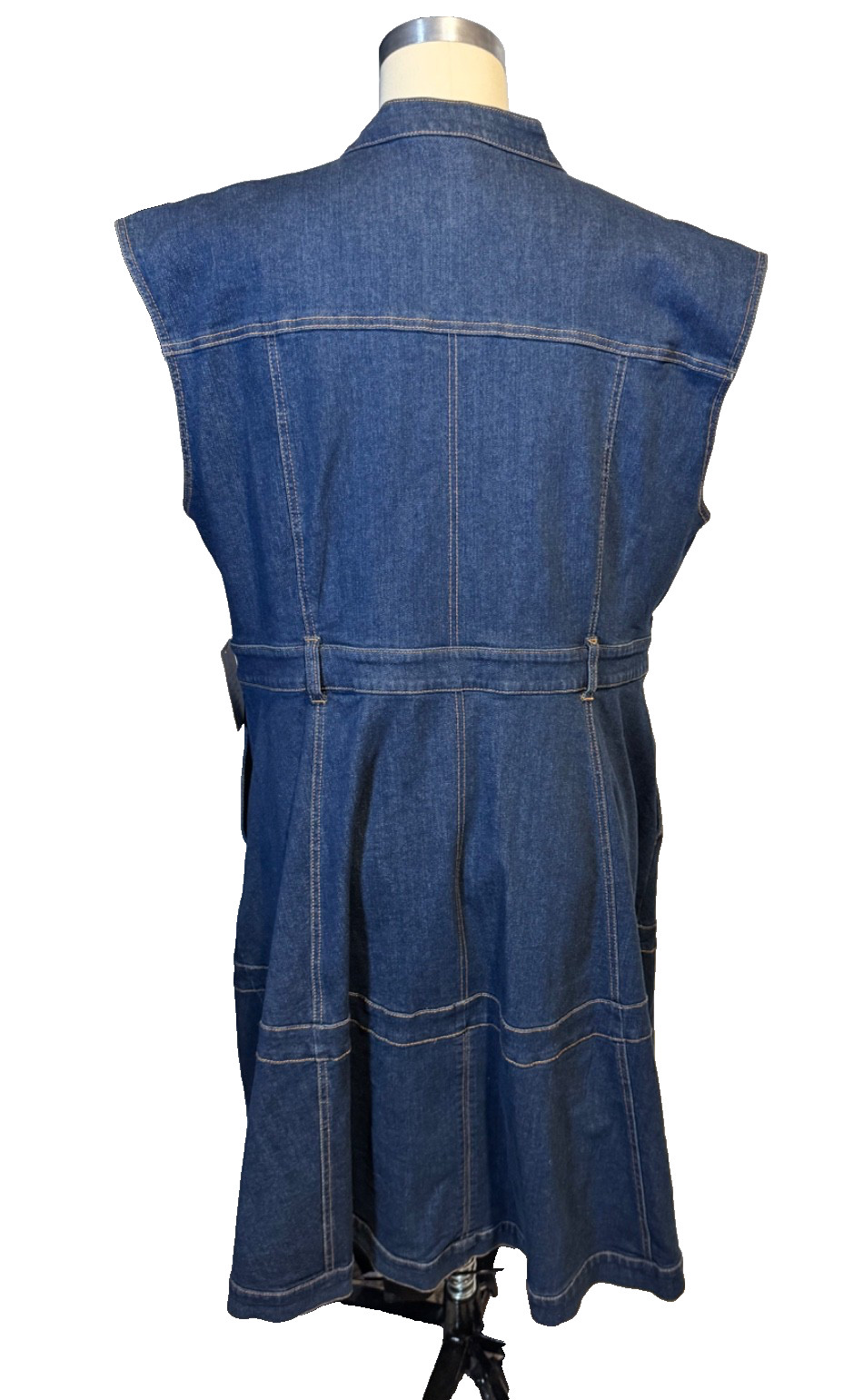 NWT Eloquii Sleeveless Denim Dress, Women’s Plus Size 18