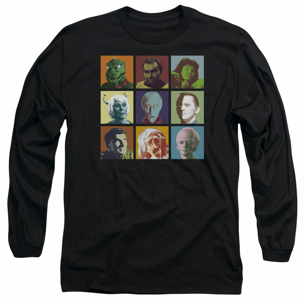 Star Trek Alien Squares Licensed Adult T-Shirt