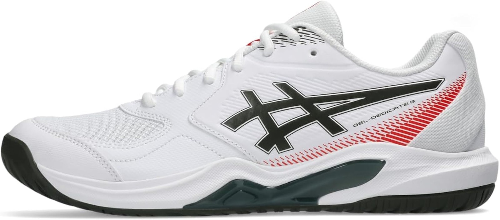 ASICS Men’s Gel-Dedicate 9 Tennis Shoes, 10.5, White/Vintage Khaki – White/Vinta