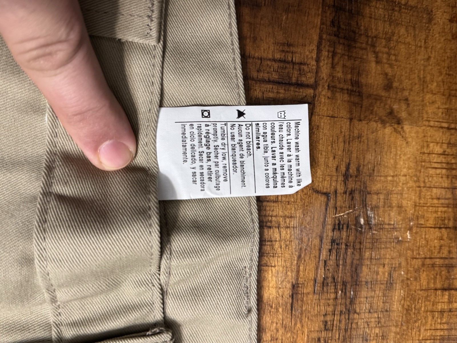 Carhartt Relaxed Fit Chino Pants Beige Twill Straight Leg 42W Pockets