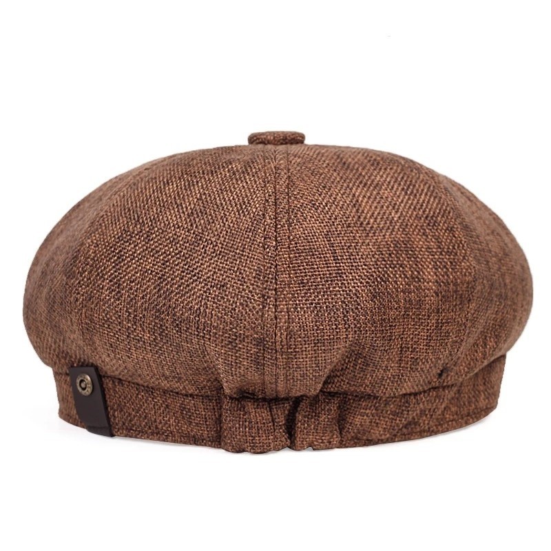 Vintage Newsboy Cap Gatsby Hat Classic 8 Panel Flat Ivy Cabbie Driver Cap