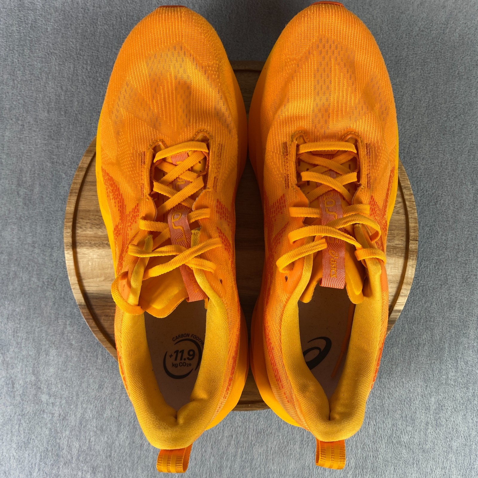 Asics Novablast 5 Shoes Mens Size 11 Orange Sneakers Running Athletic Yamabuki