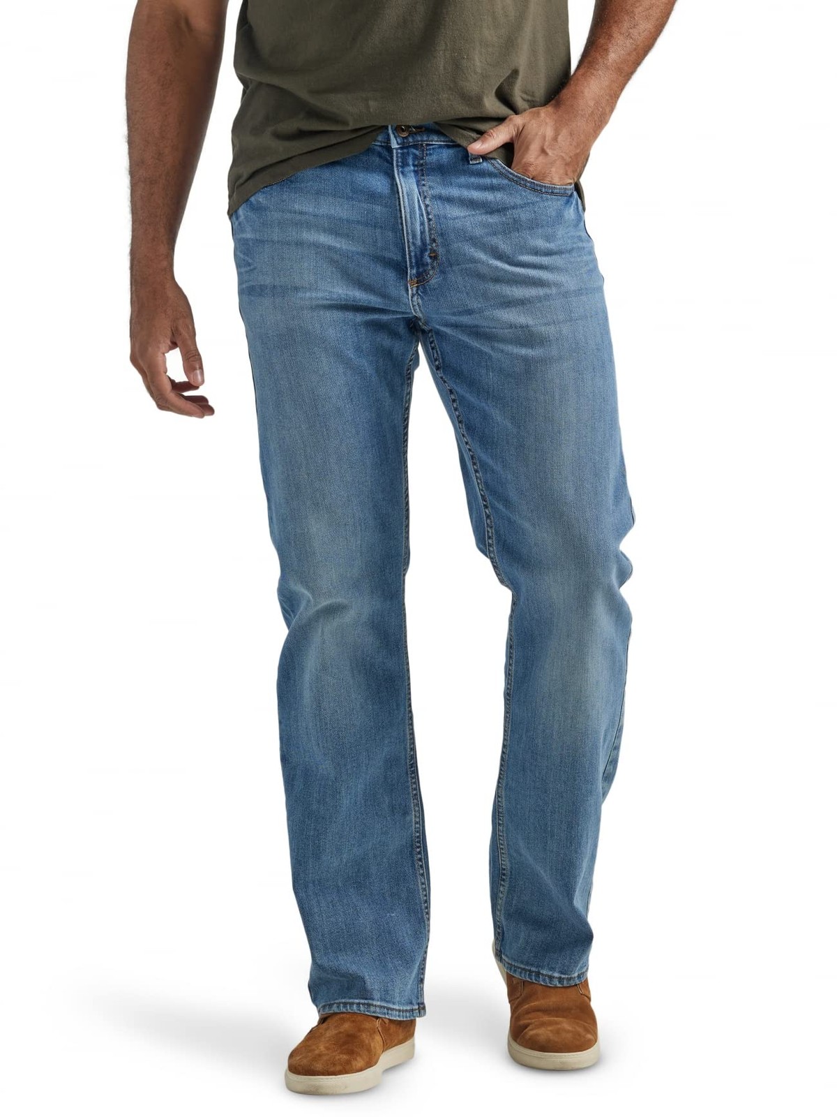 Wrangler Authentics Men’s Relaxed Boot Cut Jean Riptide 32L 34×32