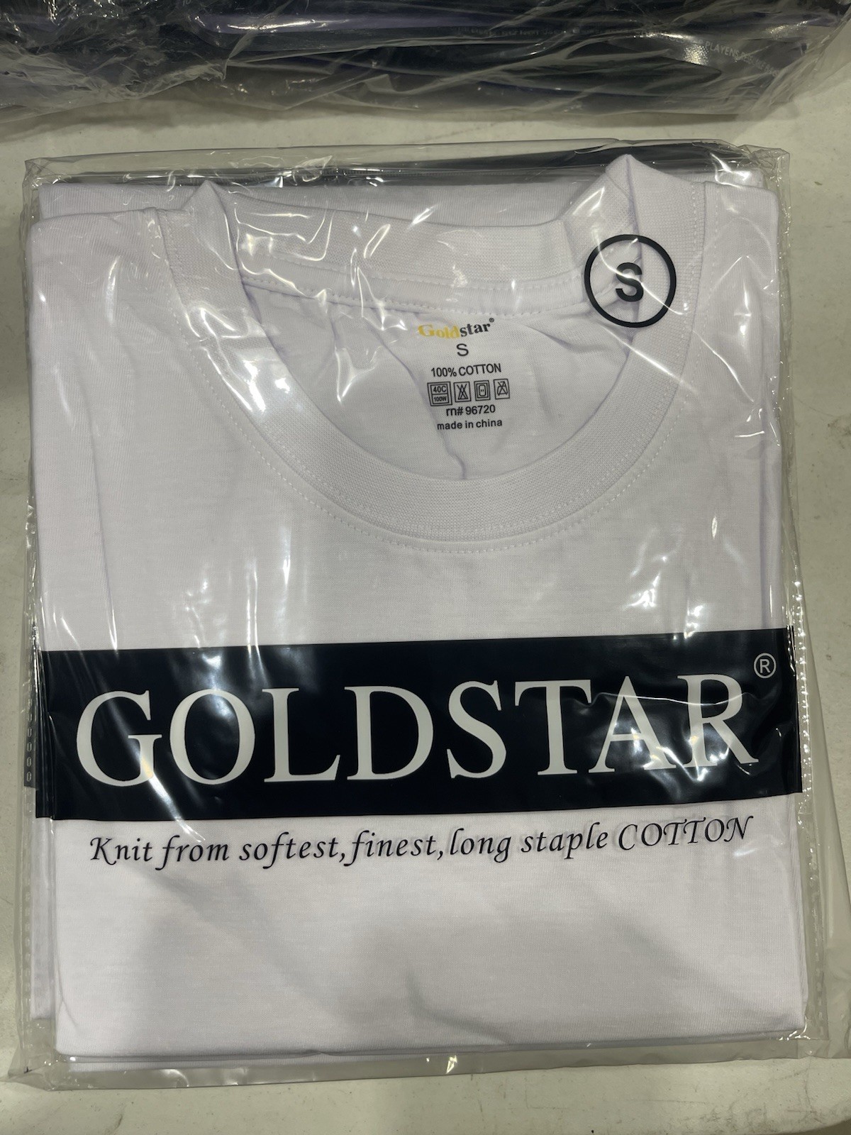 Goldstar Men’s Cotton T-Shirt | Soft & Durable | White | All Sizes