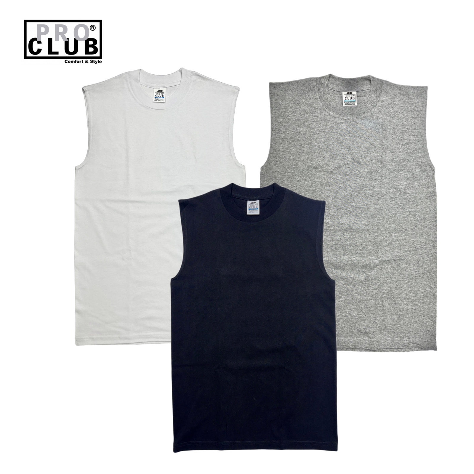 Pro Club Men’s Comfort Sleeveless Muscle Tee