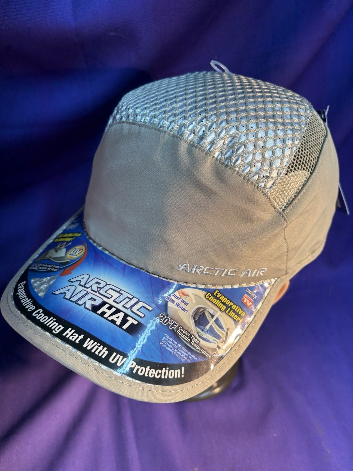 Arctic Air Cooling Hat UV Protection Adjustable As Seen On TV NWT