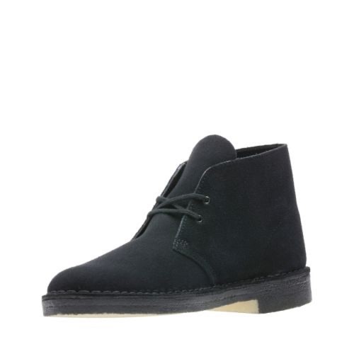 Clarks Originals Men’s Black Suede Desert Boot 26155480