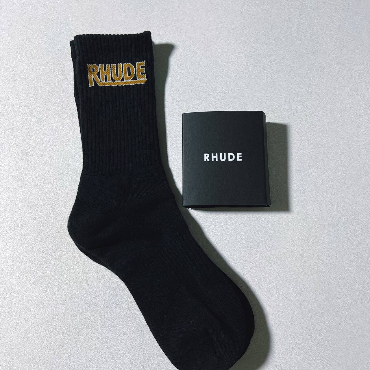 33Style High Quality Men Women RHUDE Leisure Middle Tube 100% Cotton Socks Gift