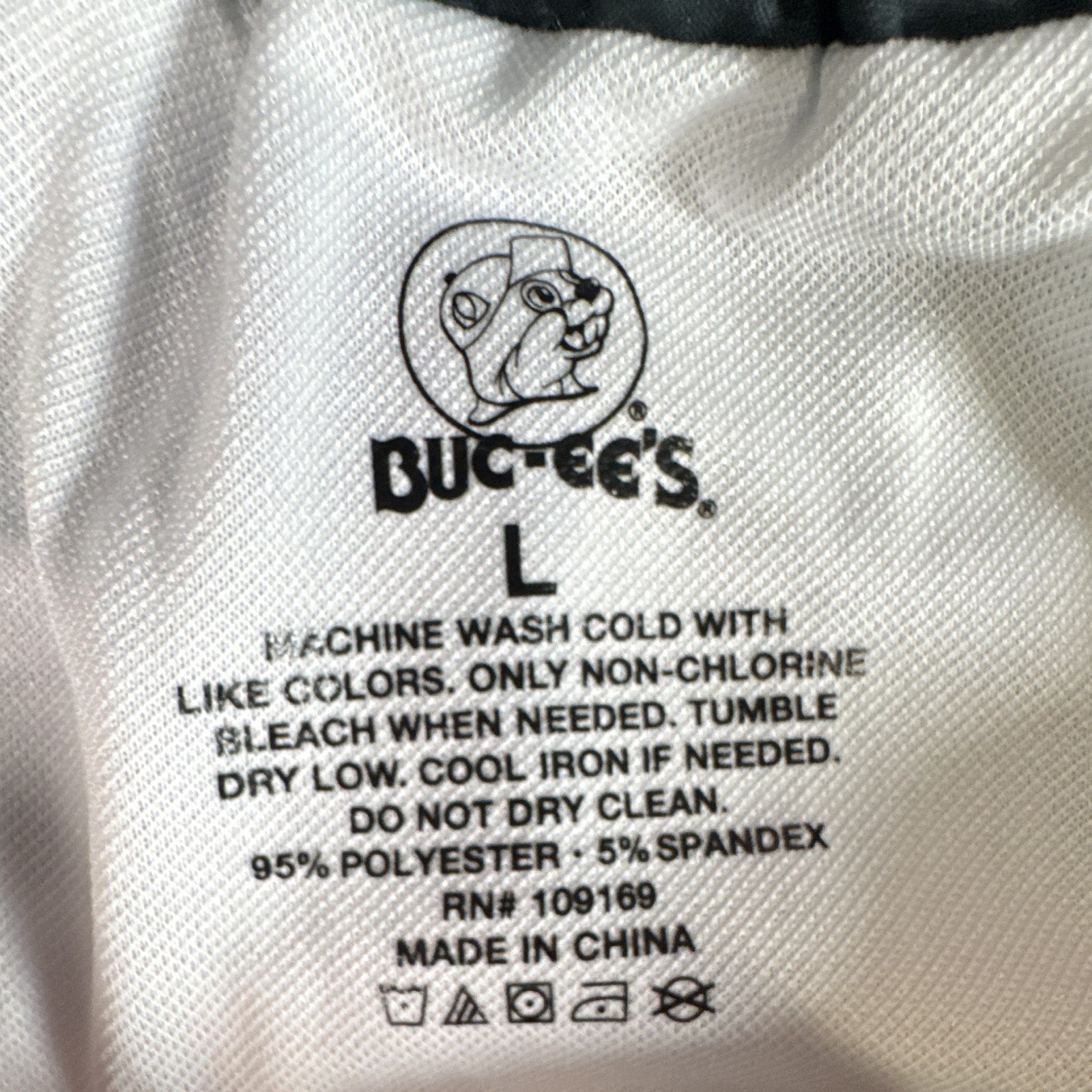 Buc-ee’s Men’s Large Swim Trunks Beaver Logo Print Beach Board Shorts Drawstring