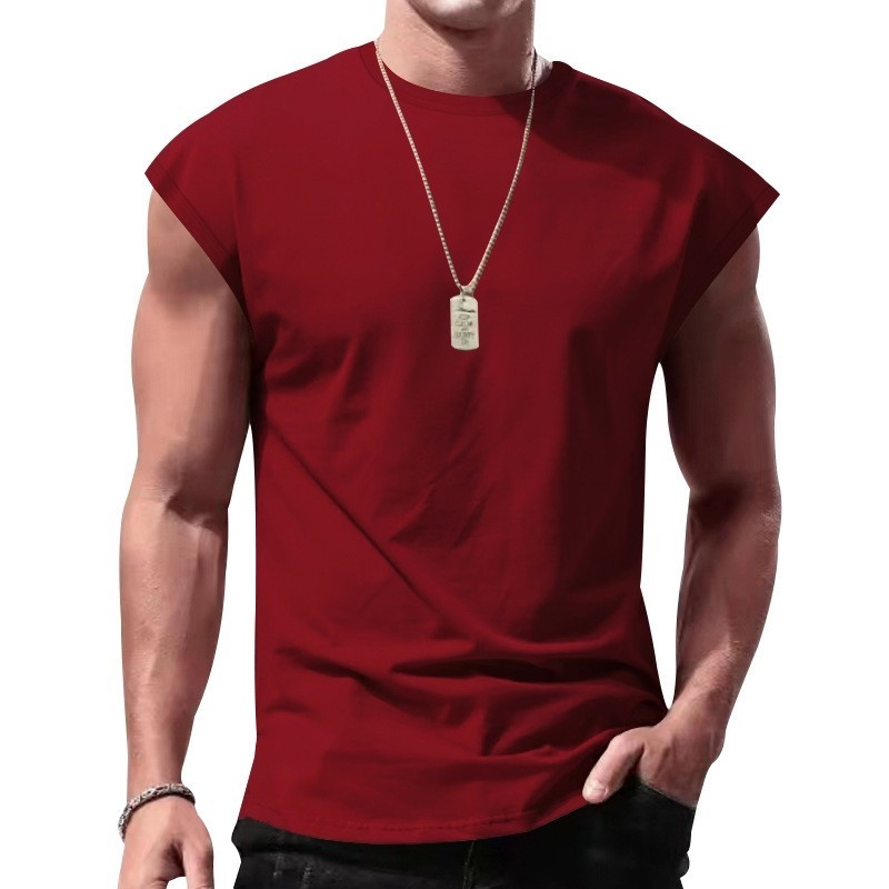 Men’s Sleeveless Tank Top Casual Summer Vest Loose Fit Gym ✅ Buy 2 Save More