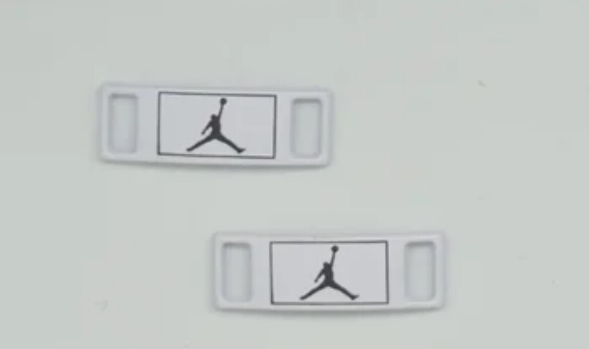 Nike AF1 Replacement Lace Tags Lace Locks Shoe badge Air Force Ones Dubraes ⚡️