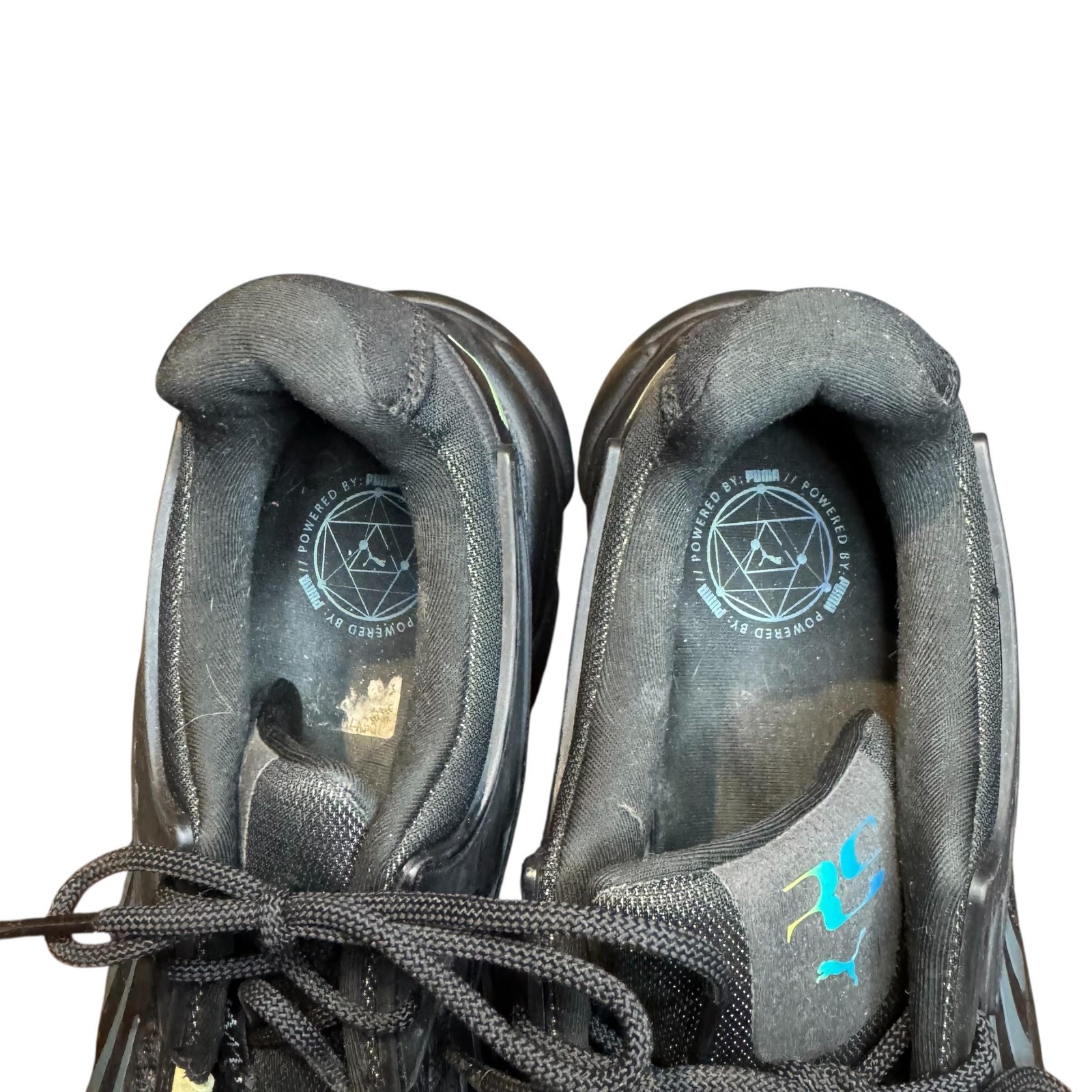 Puma RS Connect Drip Shoes Mens Size 11 Black Lime Blue Sneakers 38566101