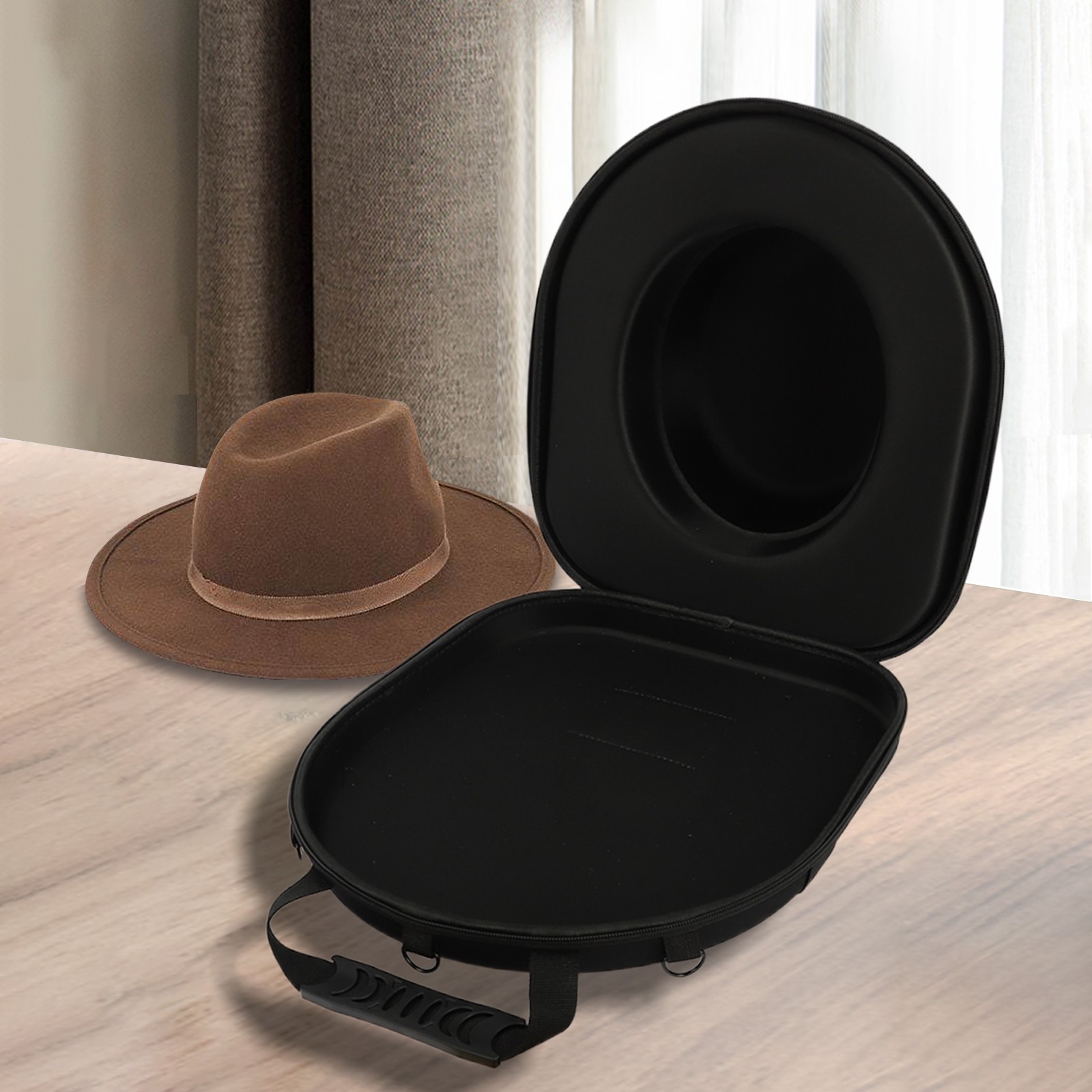 Universal Travel Hat Storage Box Bag Panama Cowboy Hat Carrying Case Holder NEW