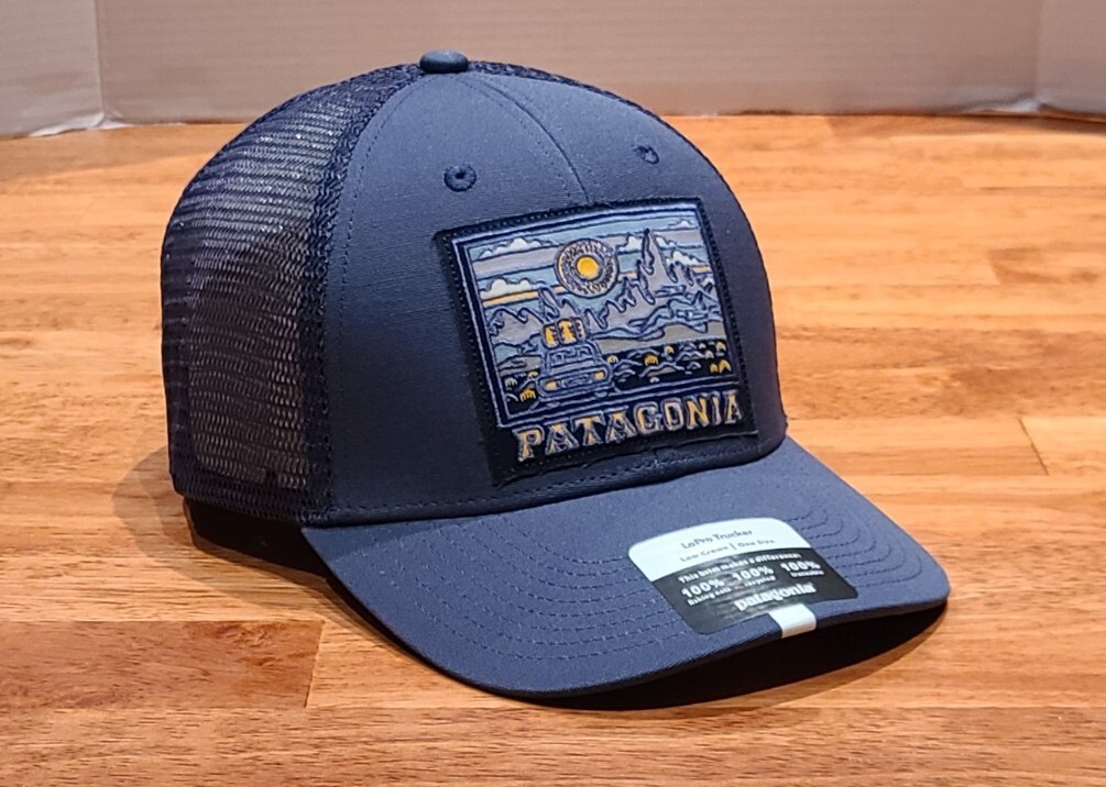 New! Patagonia Summit Road LoPro Trucker Hat Dolomite Blue Snapback Unisex